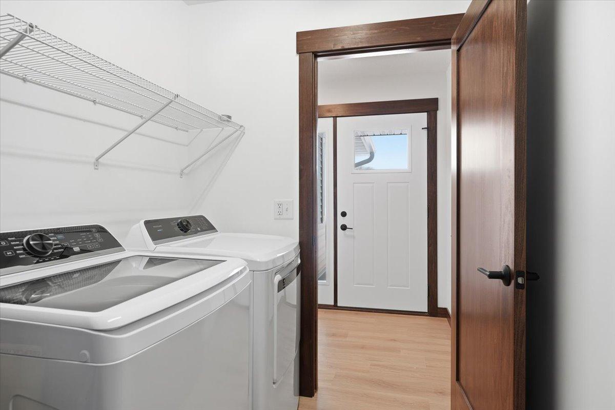Laundry room.