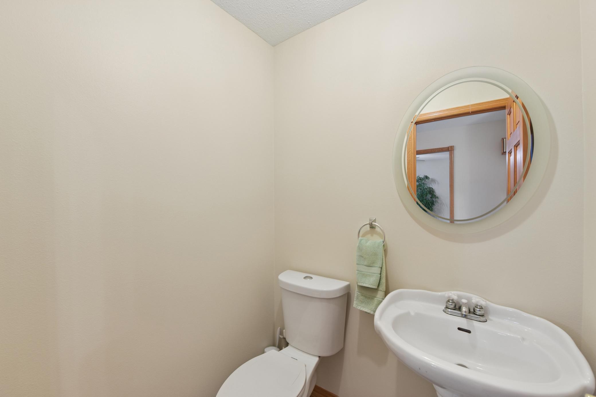main floor half bath