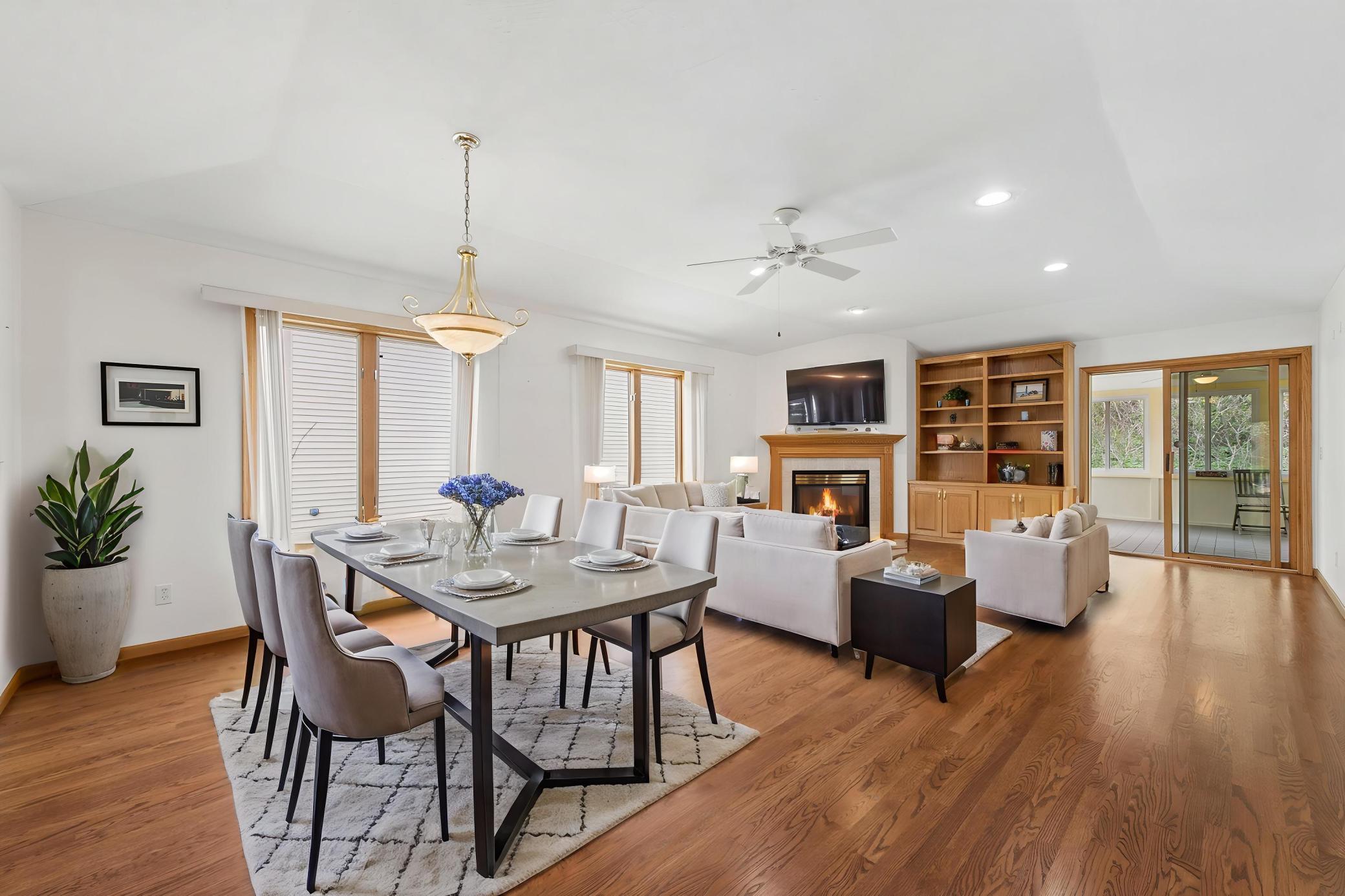 Virtually Staged Great Room