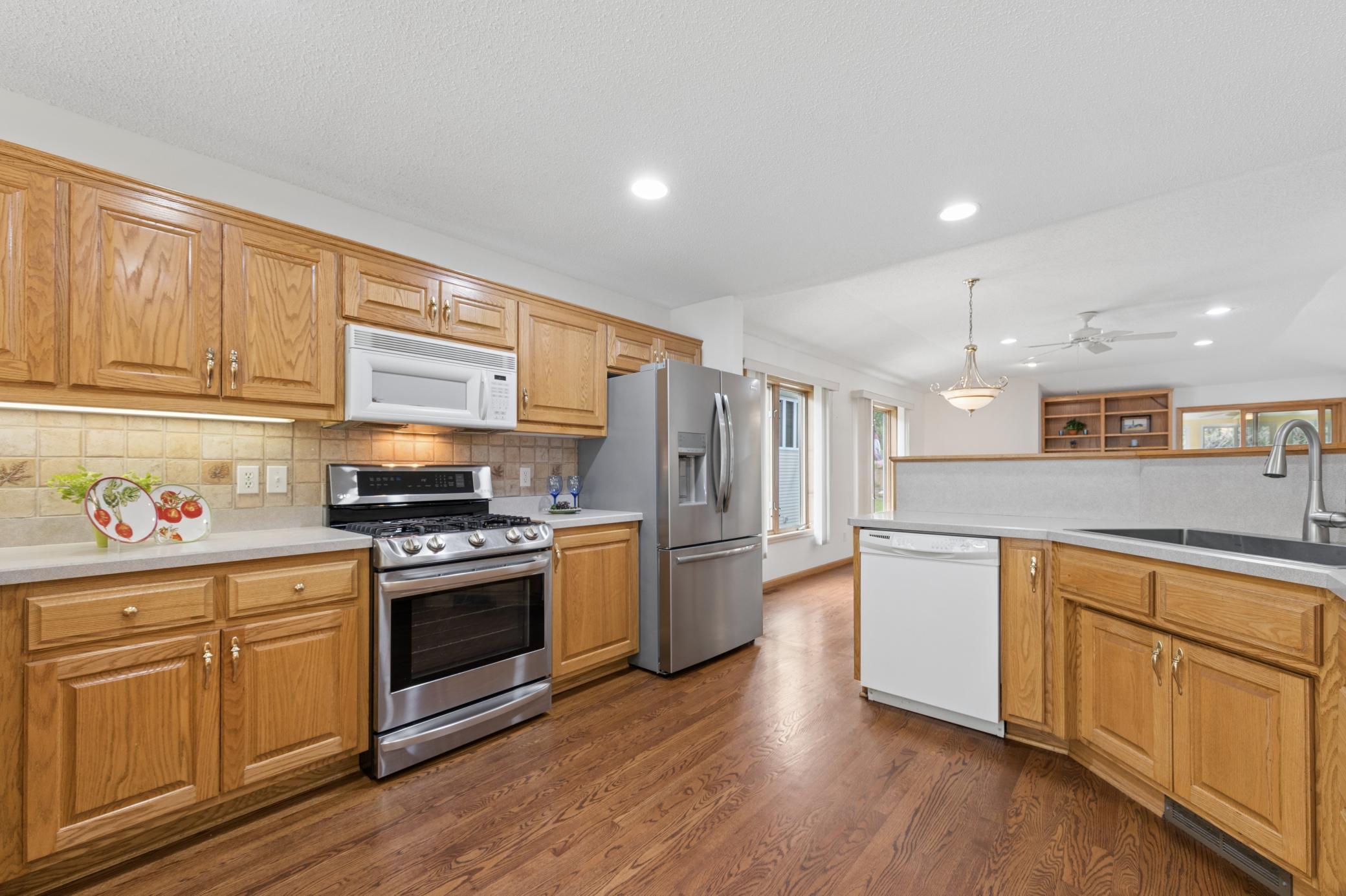 Spacious Kitchen with Informal Dining Area