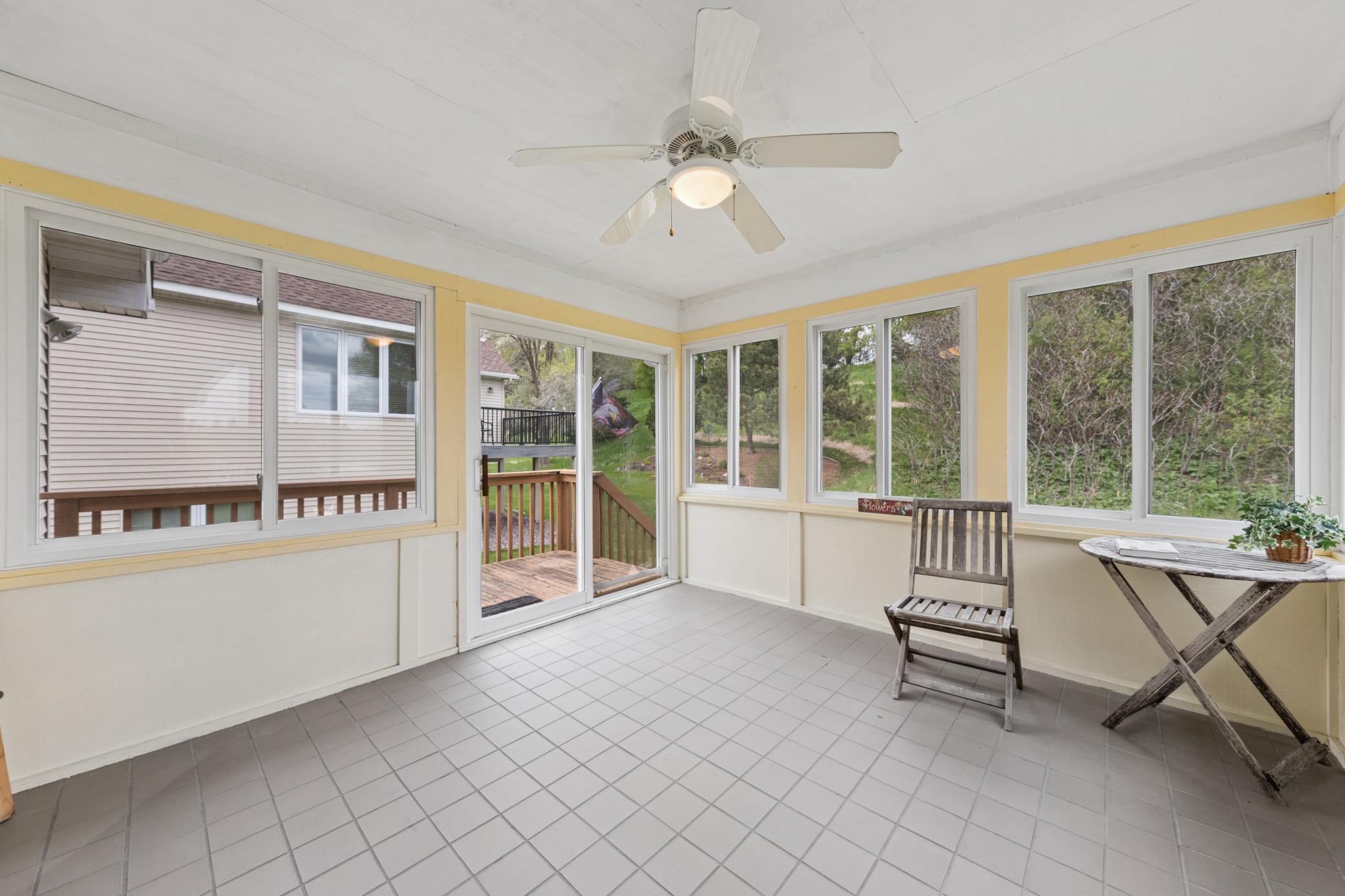 Charming Three Season Porch to enjoy the views