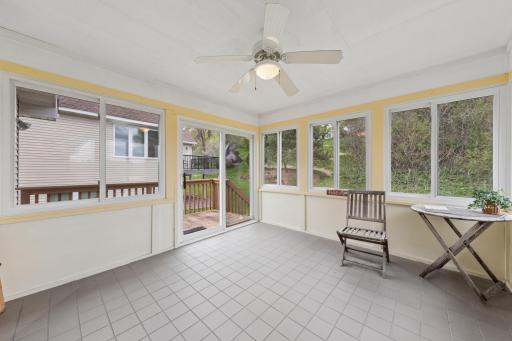 Charming Three Season Porch to enjoy the views