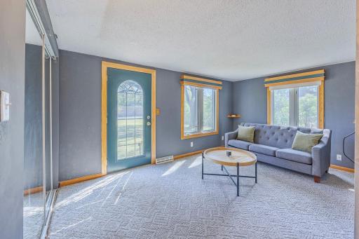 This room can be used as a living space or an additional bedroom