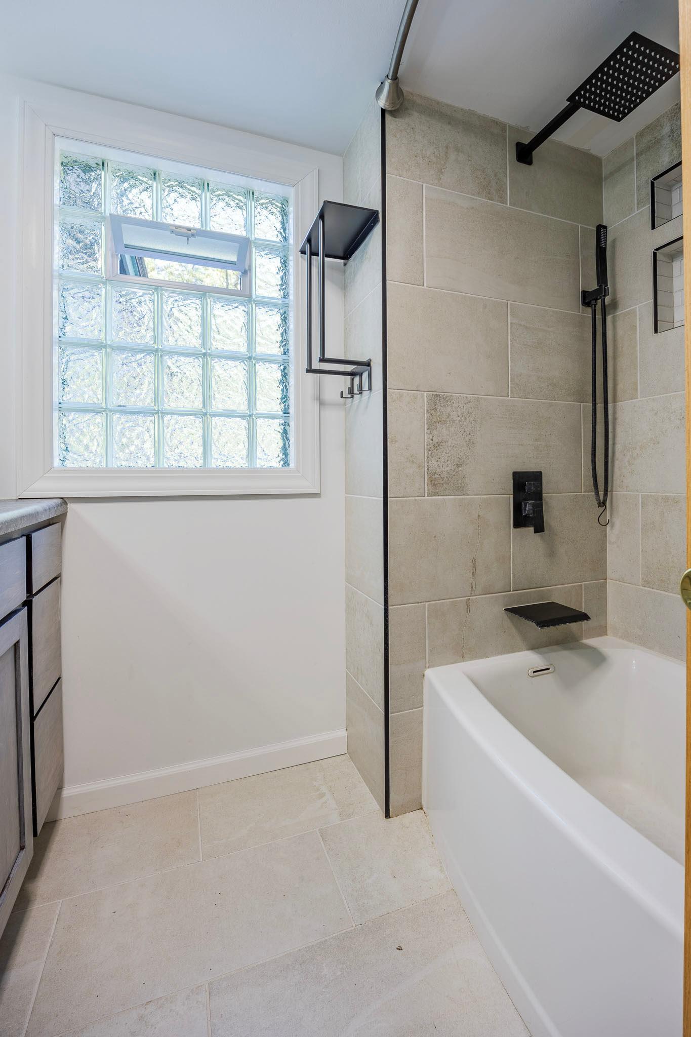 Newly updated main floor bathroom