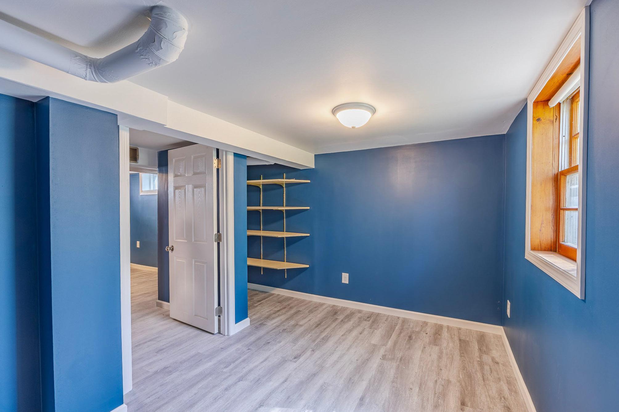 Lower level bedroom