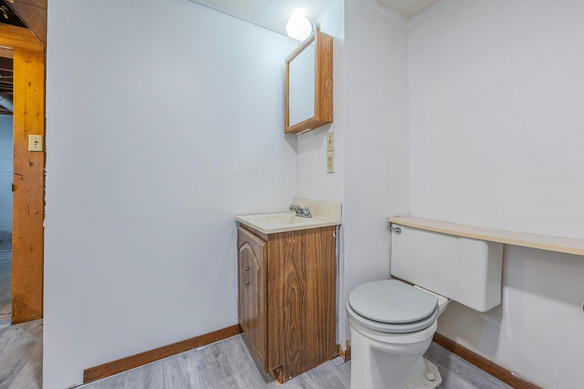 Lower level 3/4 bath