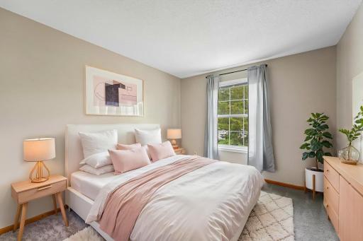 Perfect for guests or children, the second bedroom offers plenty of room to unwind.