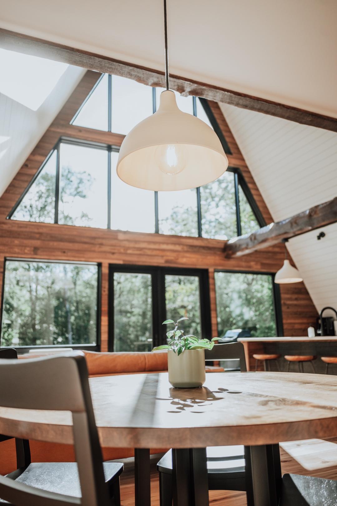 A-Frame living room