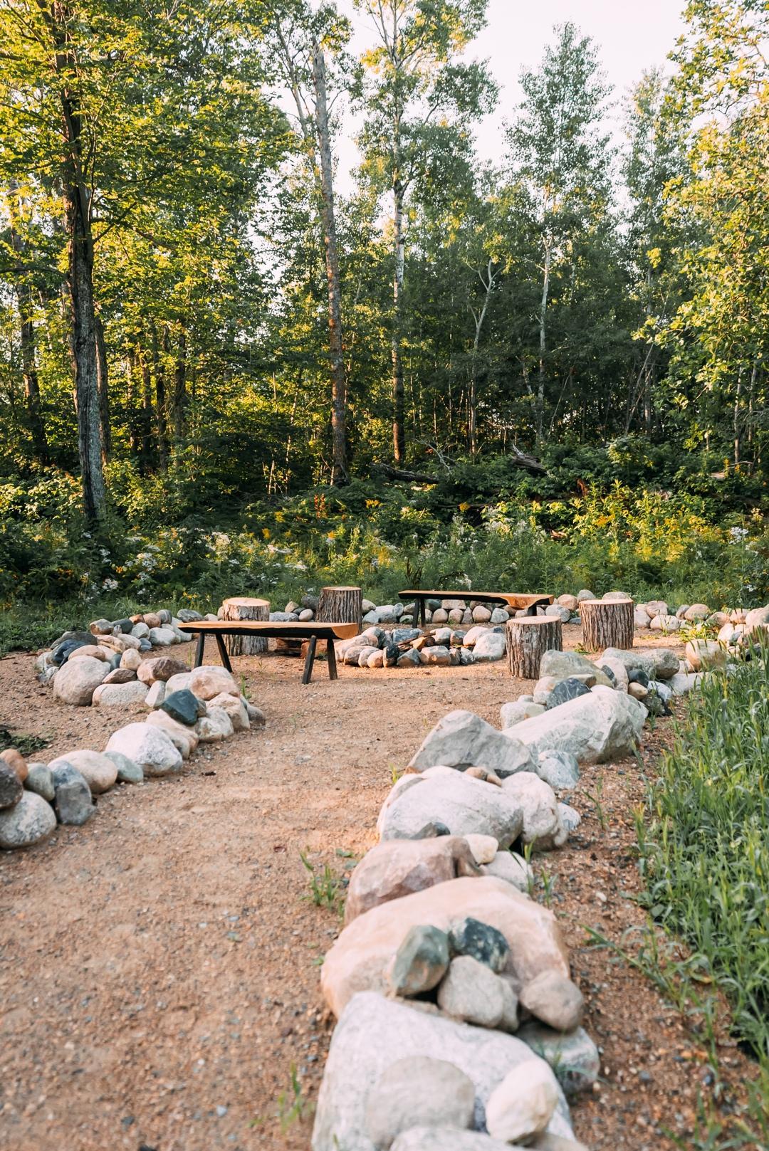 A-frame fire pit