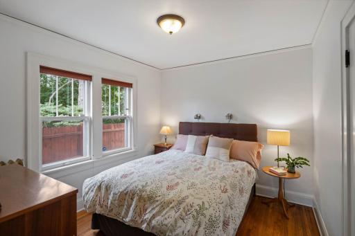 First (main floor) bedroom