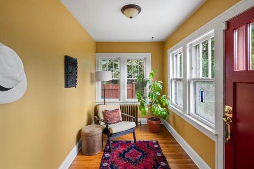 Welcoming four season porch/sunroom