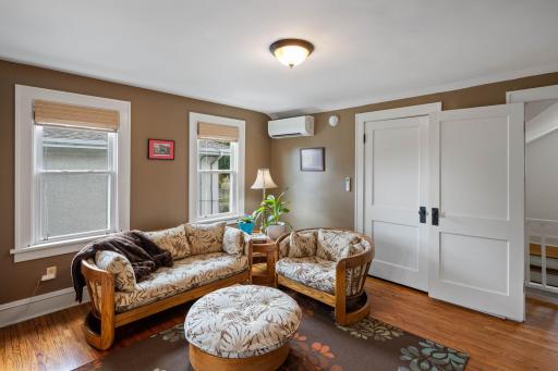 Bedroom has walk-in closet