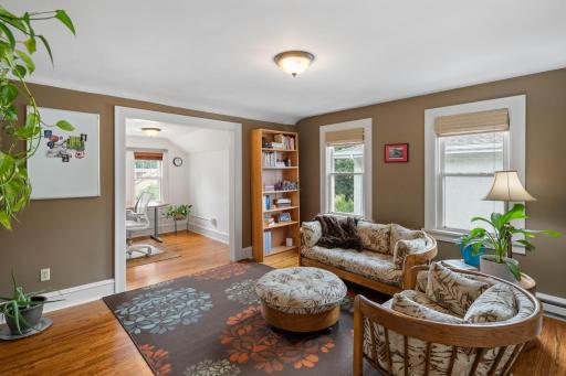 Bedroom has additional flex space for office, nursery or reading nook