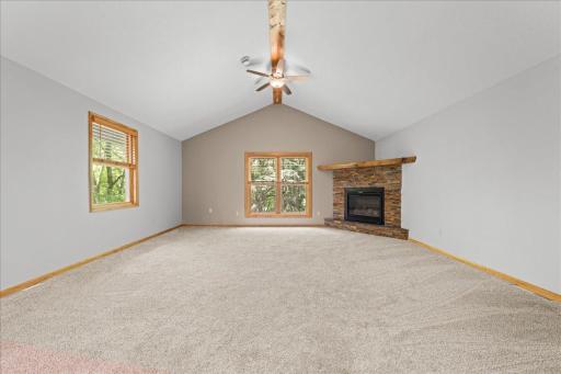 Upper level family room area adds to your gathering space!