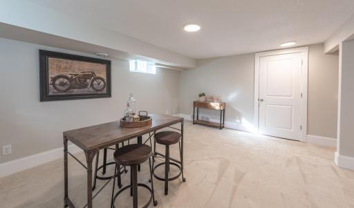 Basement Family room has multitude of uses. Kids room, man cave, family room, exercise room, etc.