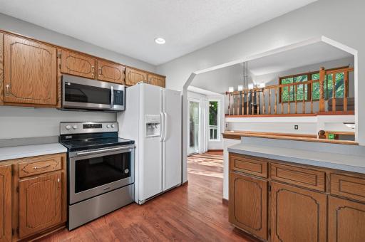 Functional kitchen that opens to the surrounding living spaces, making everyday routines and entertaining feel effortless.