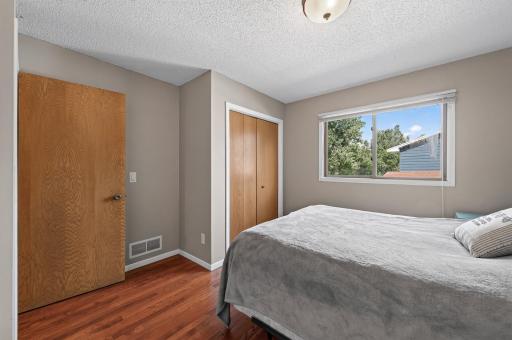 Bright and inviting bedroom with a flexible layout and plenty of space to make it your own.
