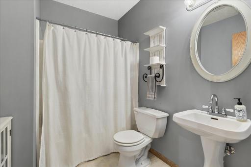 This is 1 of 2 full baths in the home, this one being on the upper level.