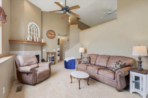 Another view of the large living room area.