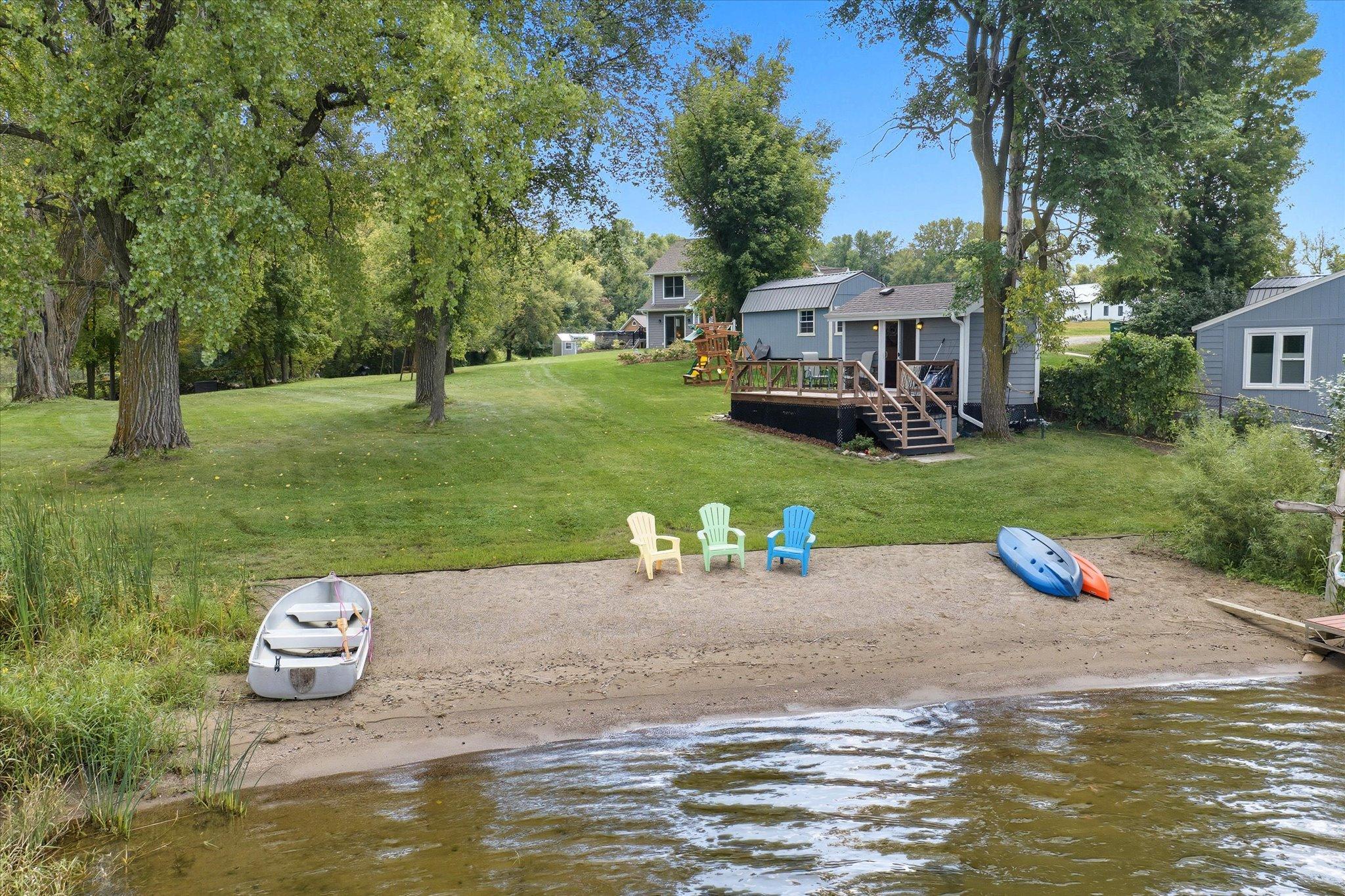 Large storage shed for lake toys / equipment