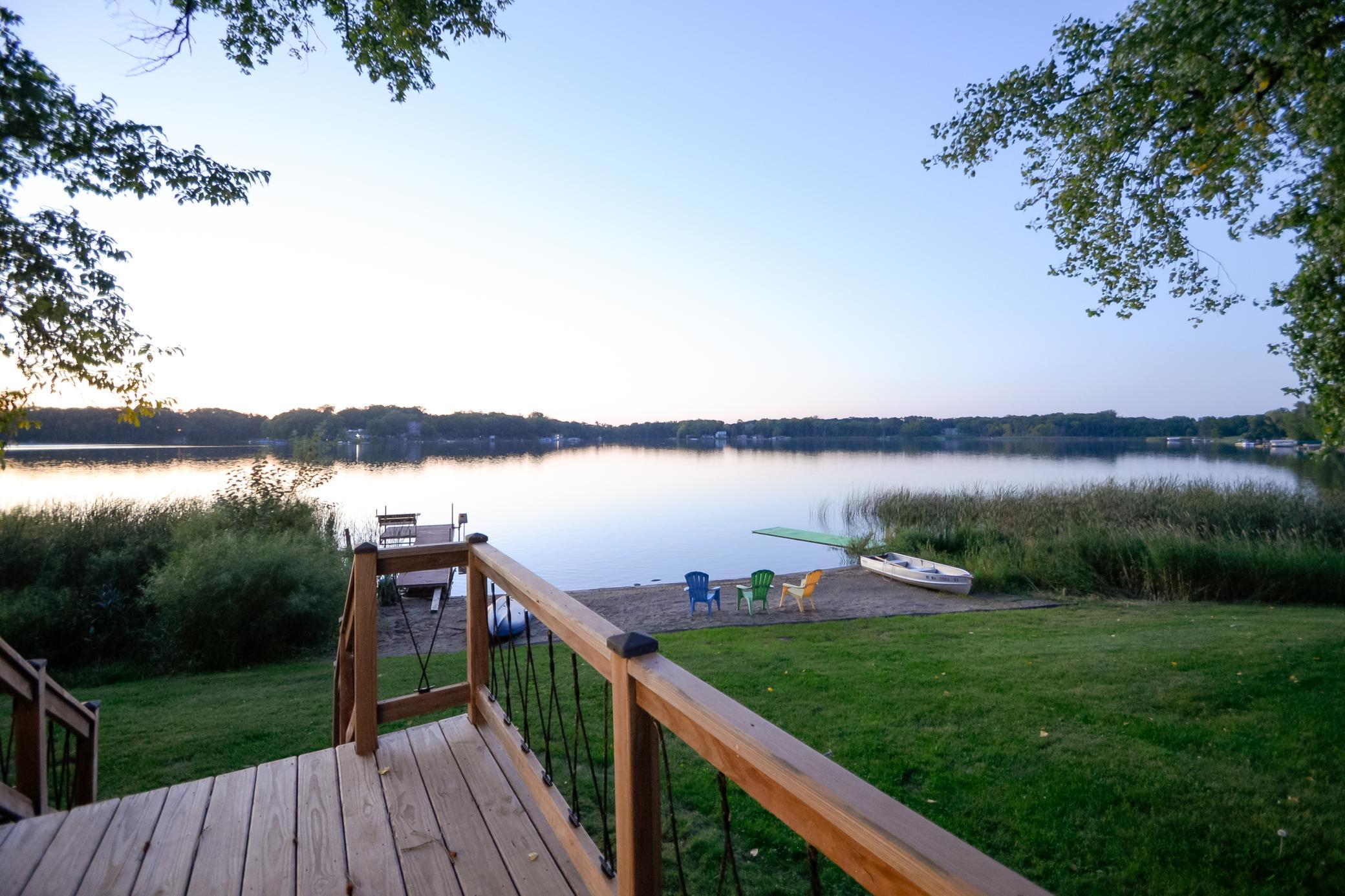 Beautiful views from the deck