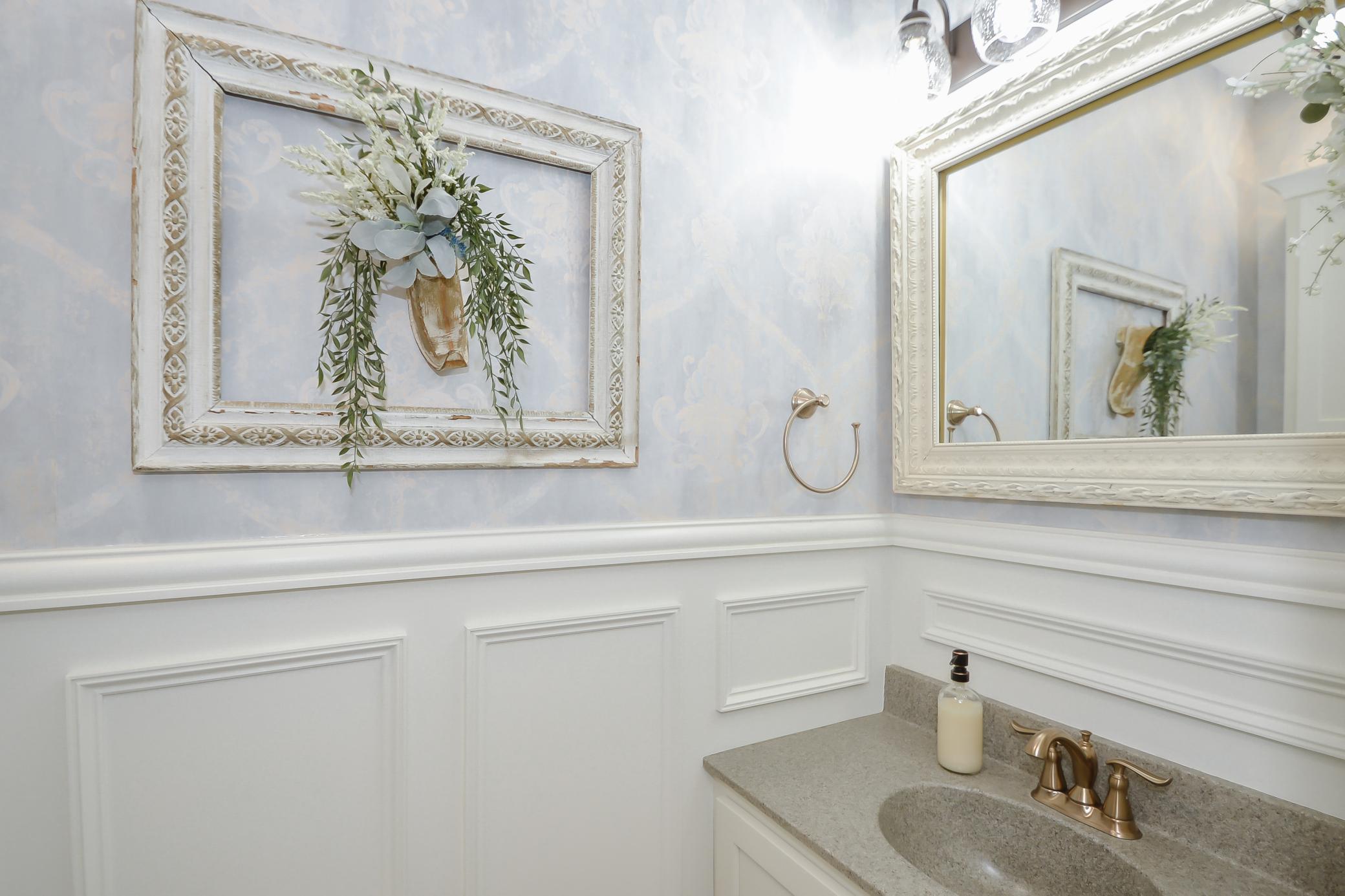 Main level half bath
