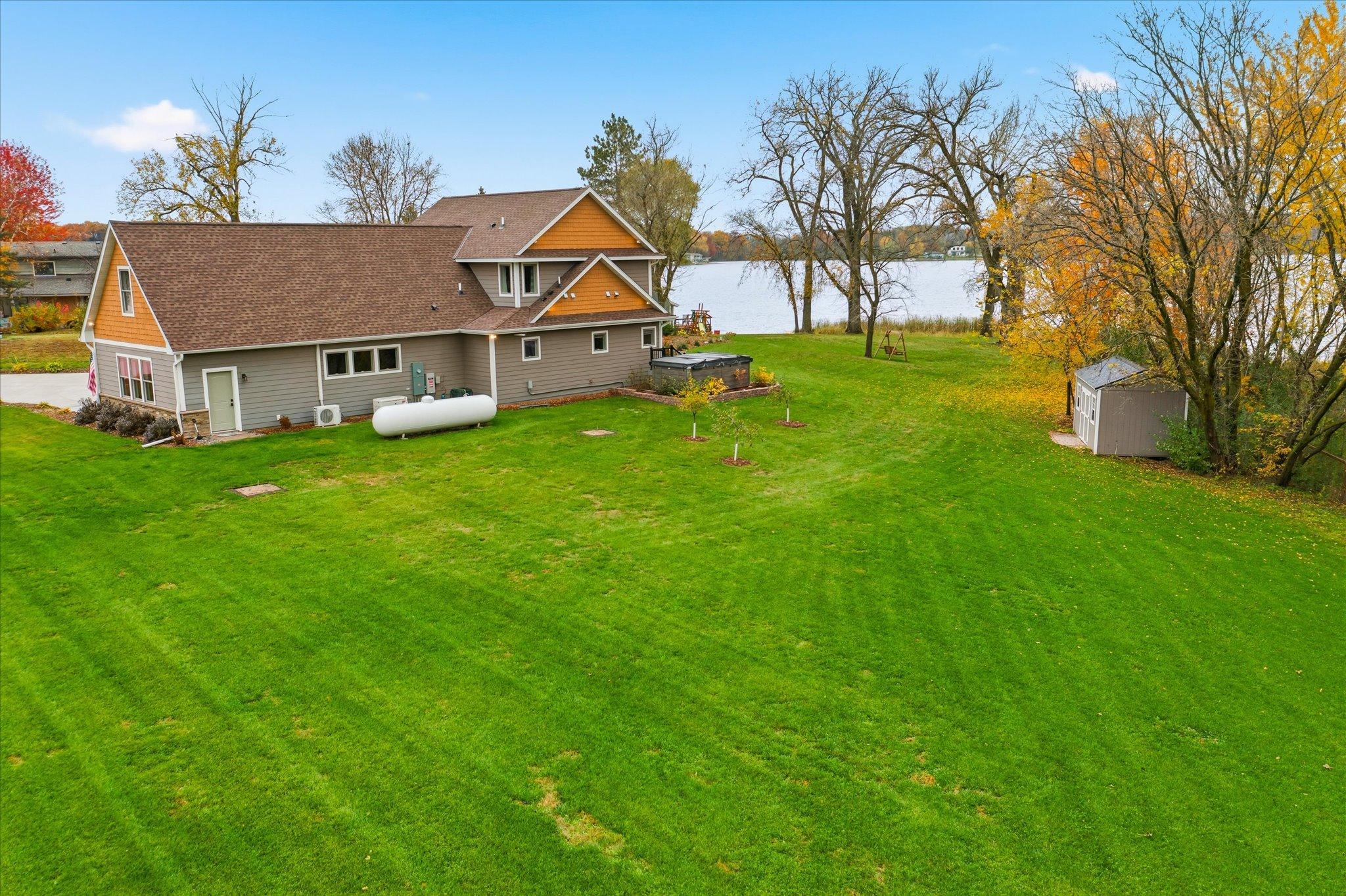Spacious yard
