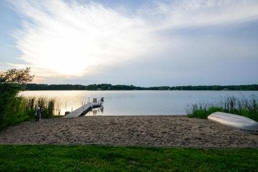 319 feet of private shoreline and nearly 2 acres of peaceful lakefront living.