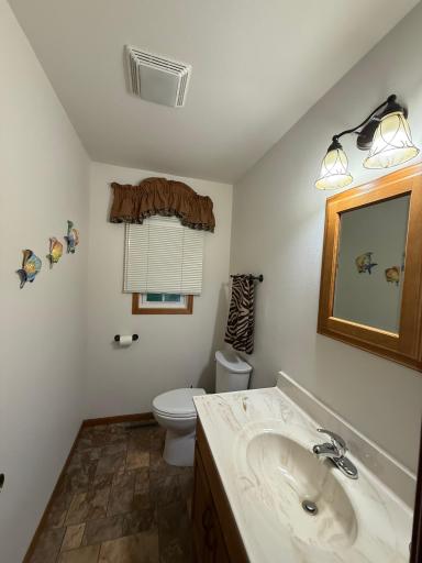1/2 Bath Off Garage
