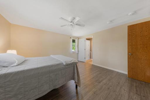 Bedroom is connected to the second floor bathroom.