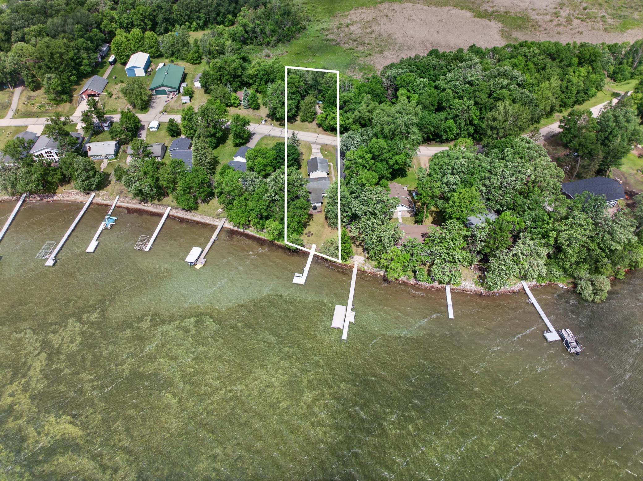 Areal View Lake Cabin lot line.jpg