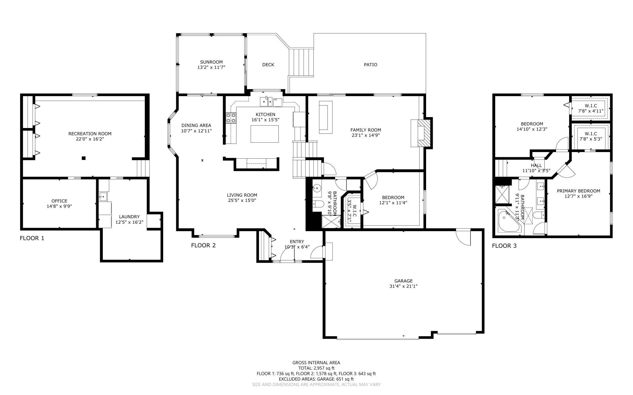 Complete floorplan