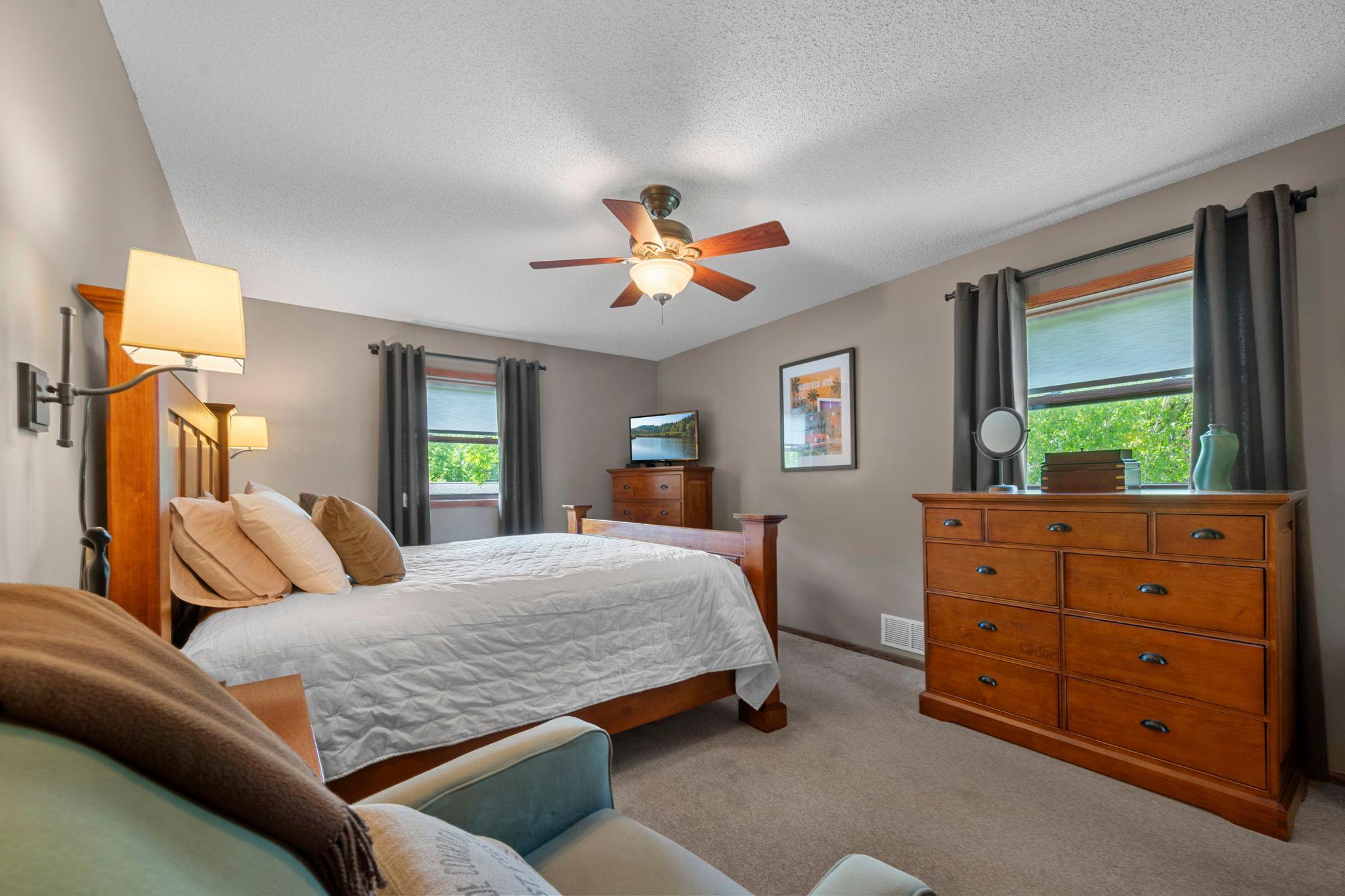Owners Suite with large closets