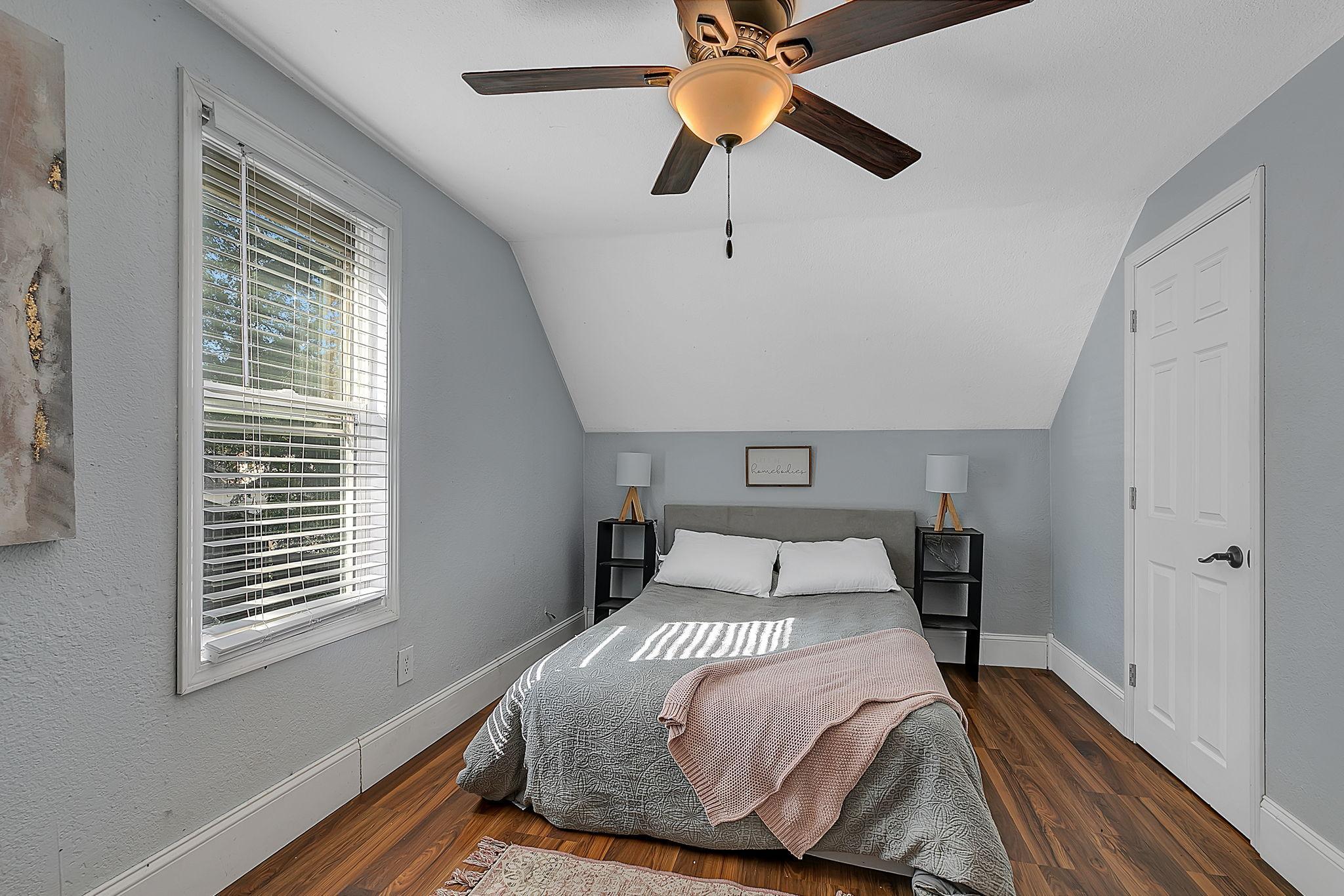 Upstairs unit bedroom