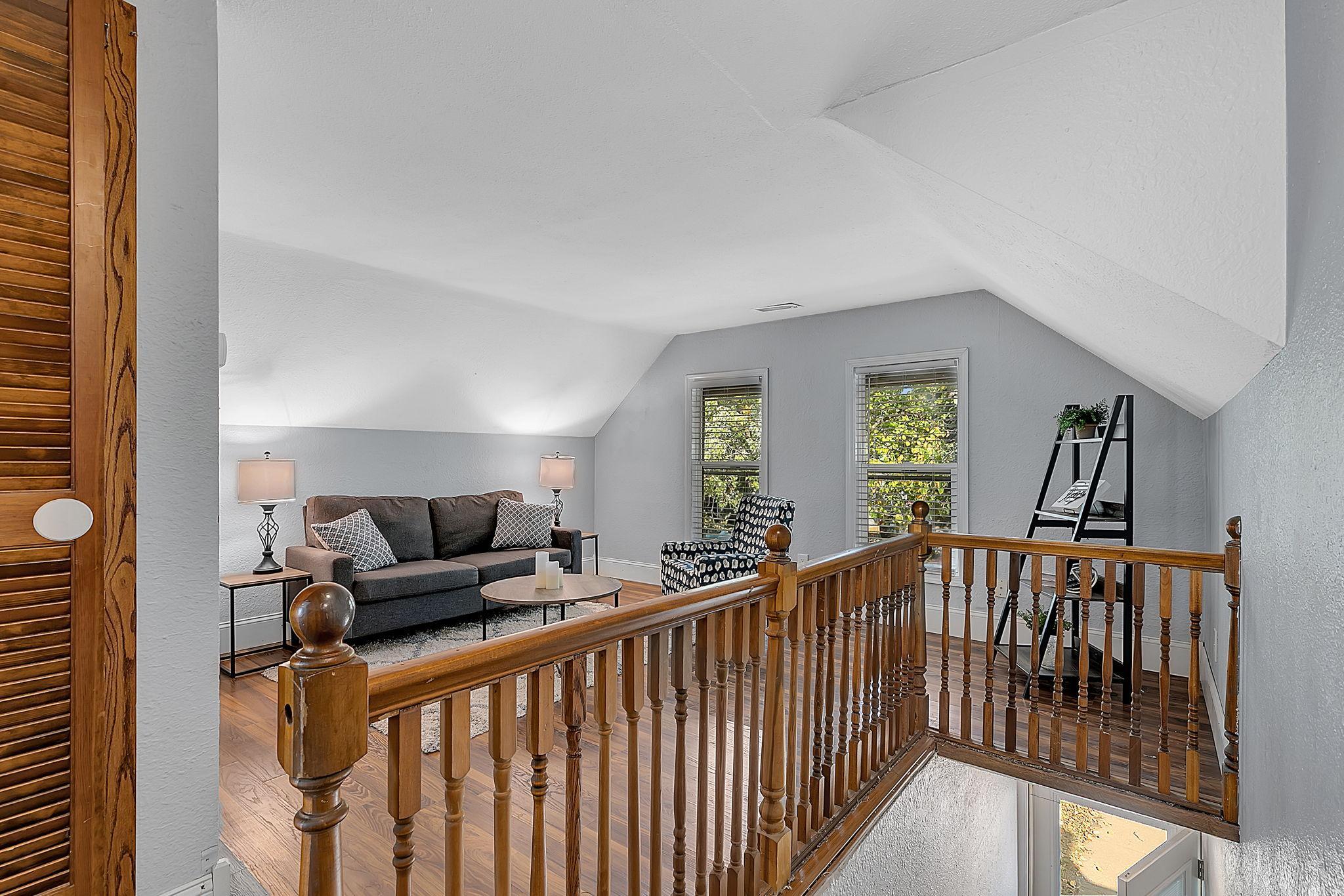 Upstairs unit living room