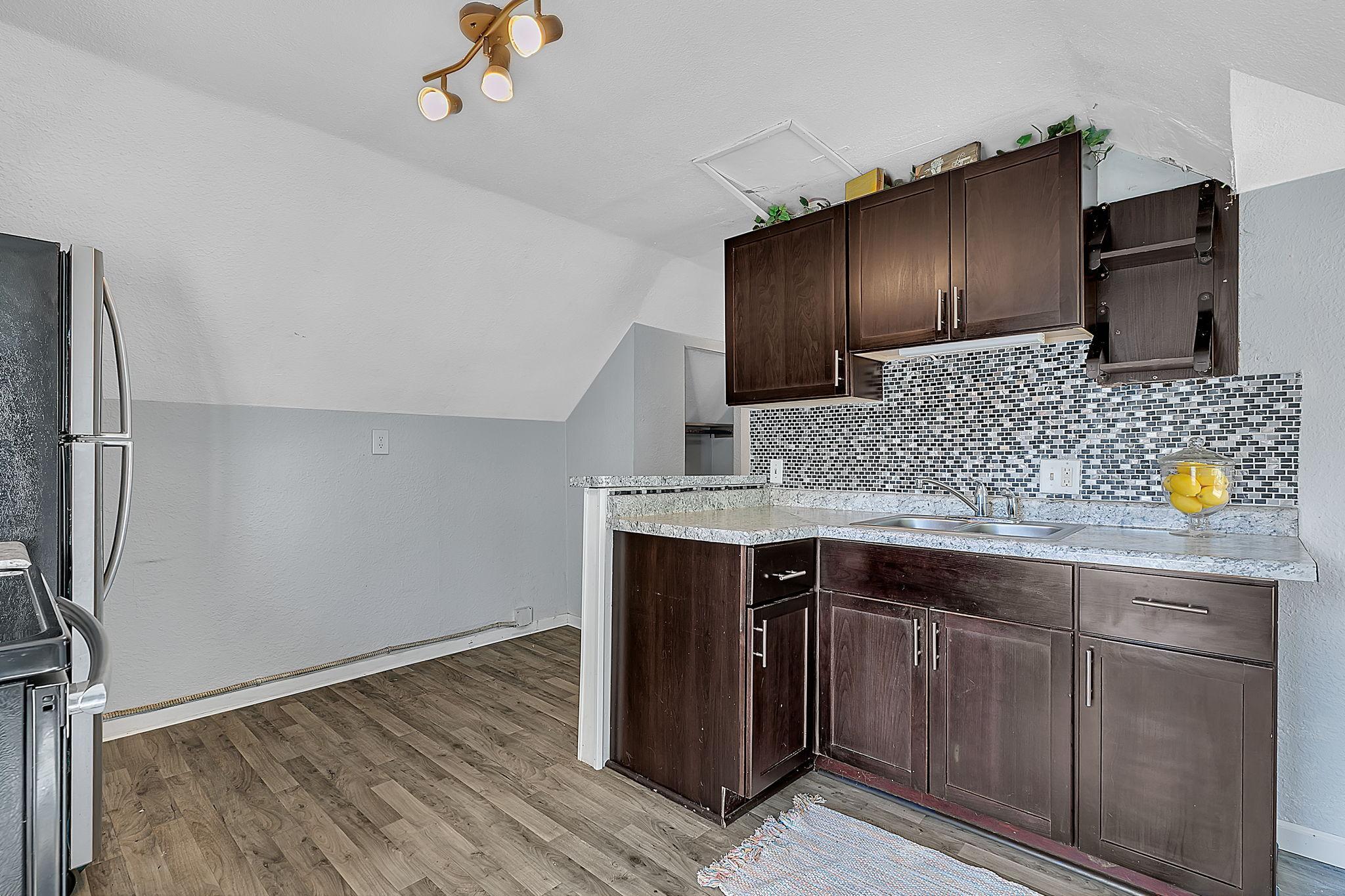Upstairs unit kitchen