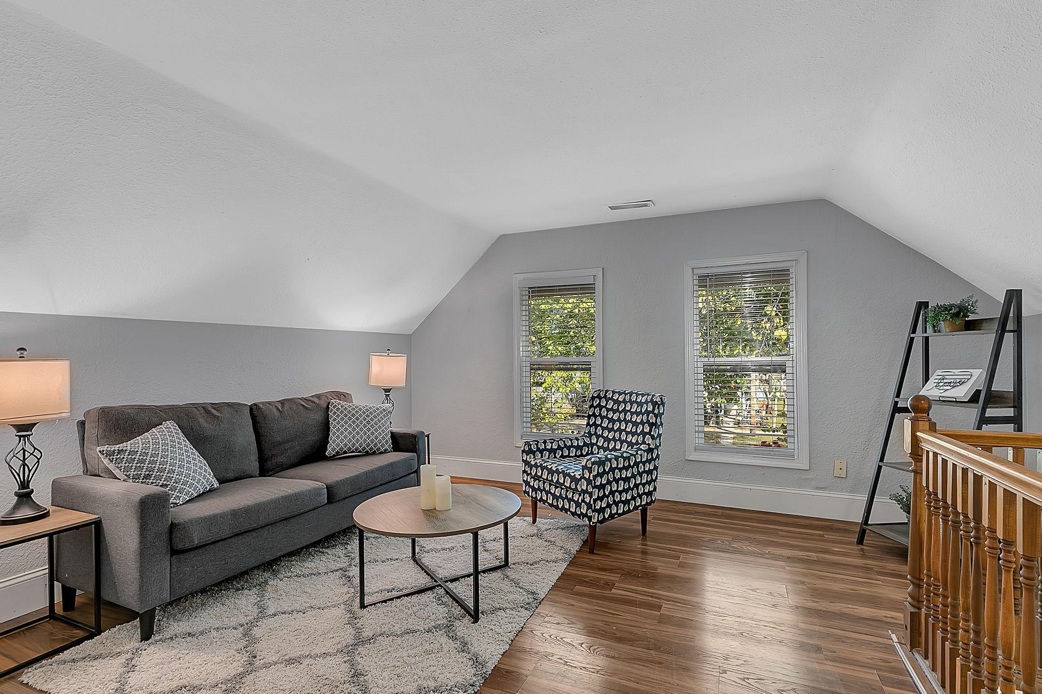 Upstairs unit living room