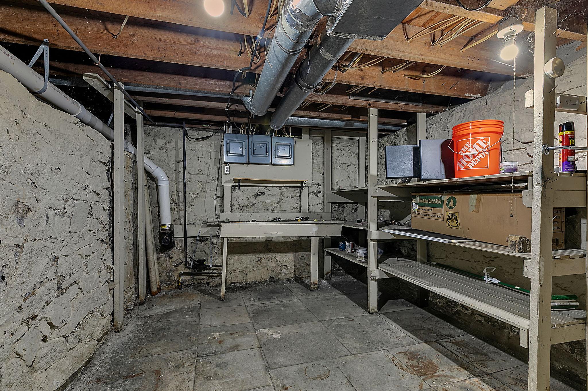 Basement separate electric