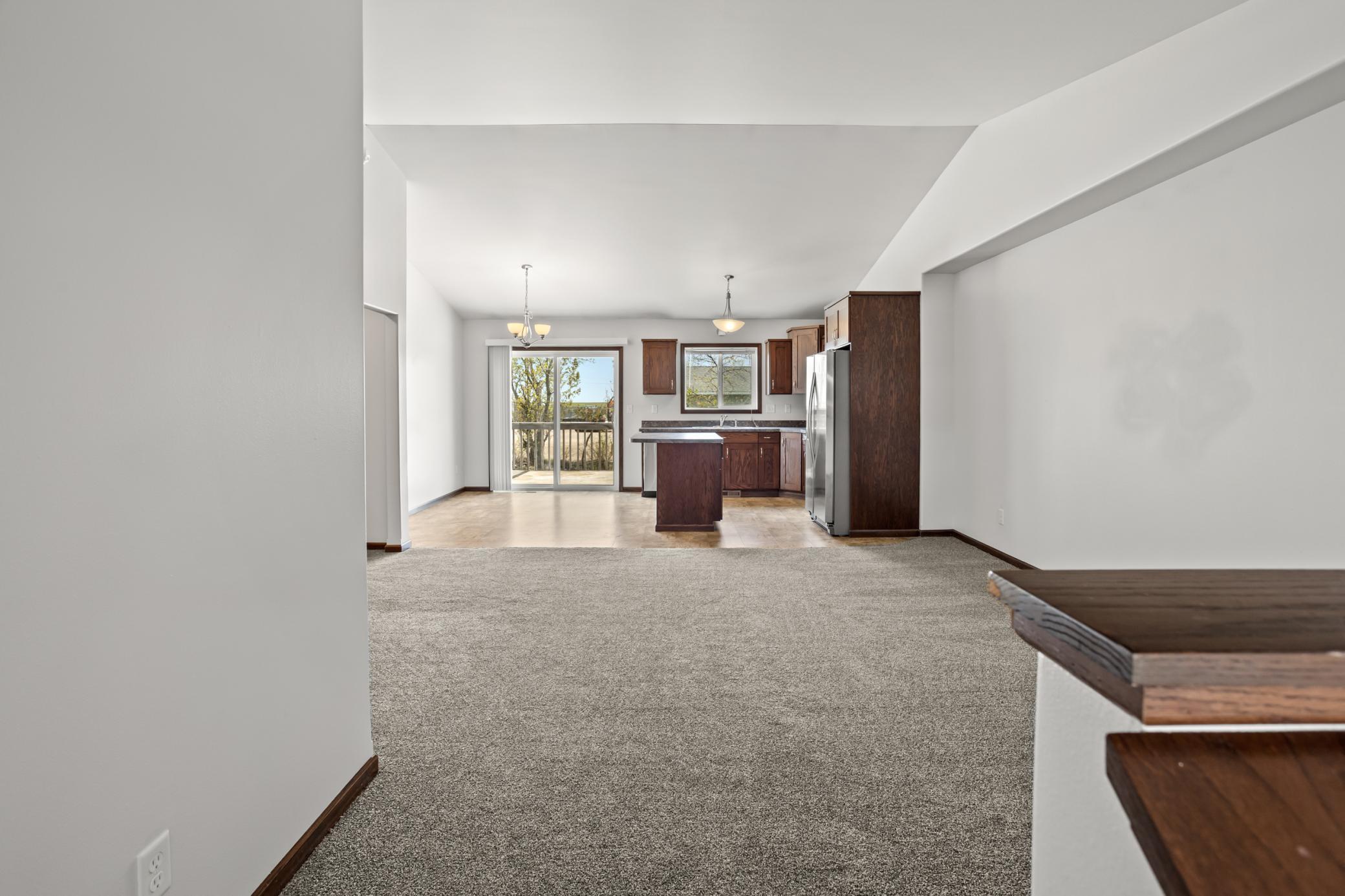 Living/Kitchen/Dining View