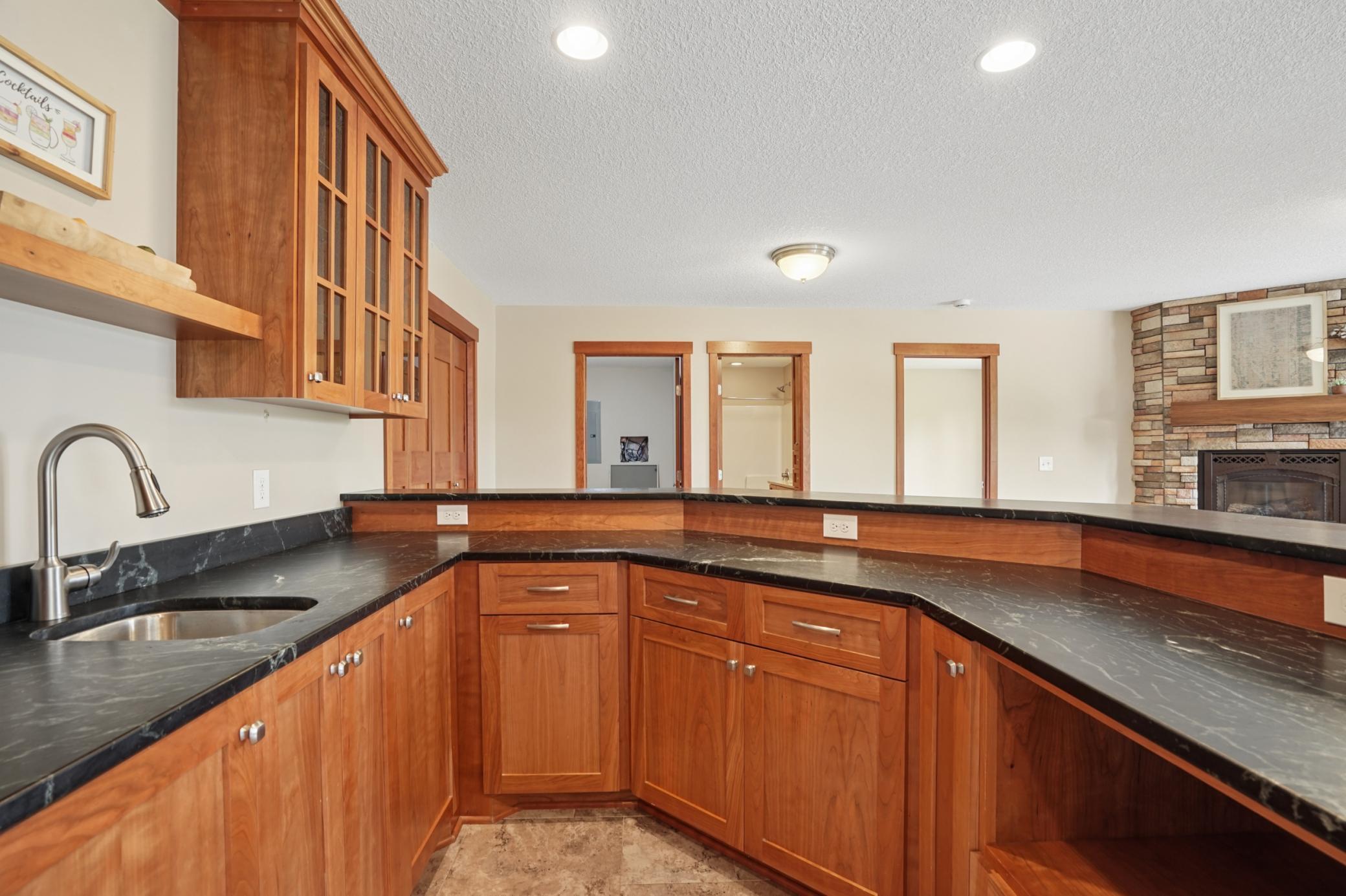 Custom cabinets with tons of storage