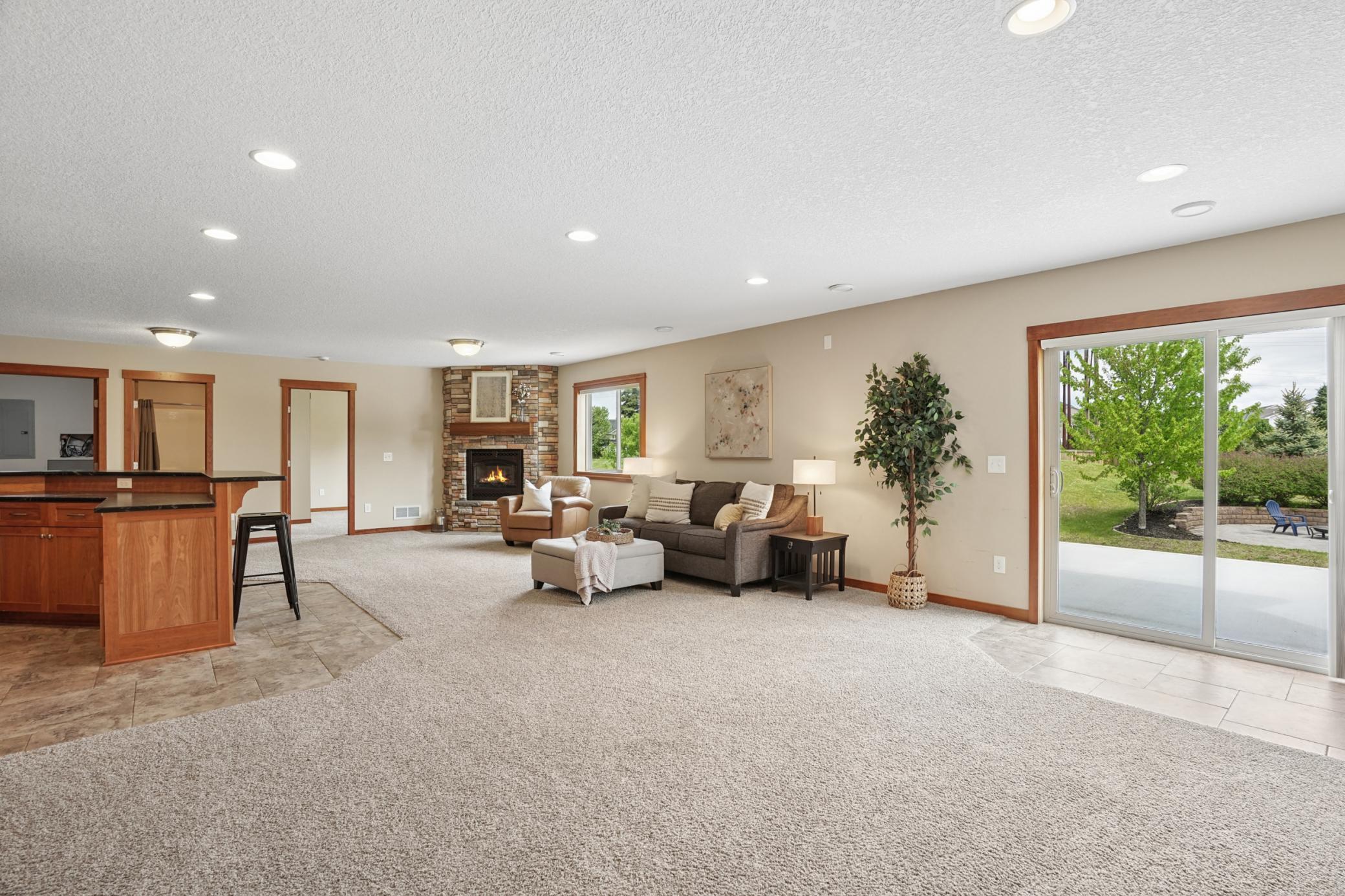 Lower level Family room