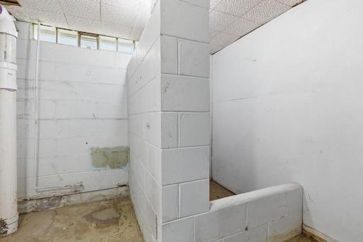 Additional bath in lower level. Seller does not know if it operates. She has not used it! POTENTIAL for future buyer!