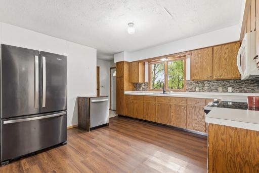 Updated appliances, dishwasher added, tile backsplash!