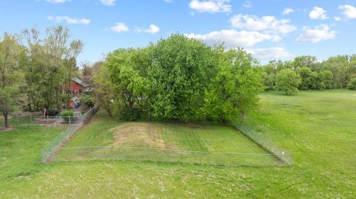 An additional 100'x150' of fenced in yard space