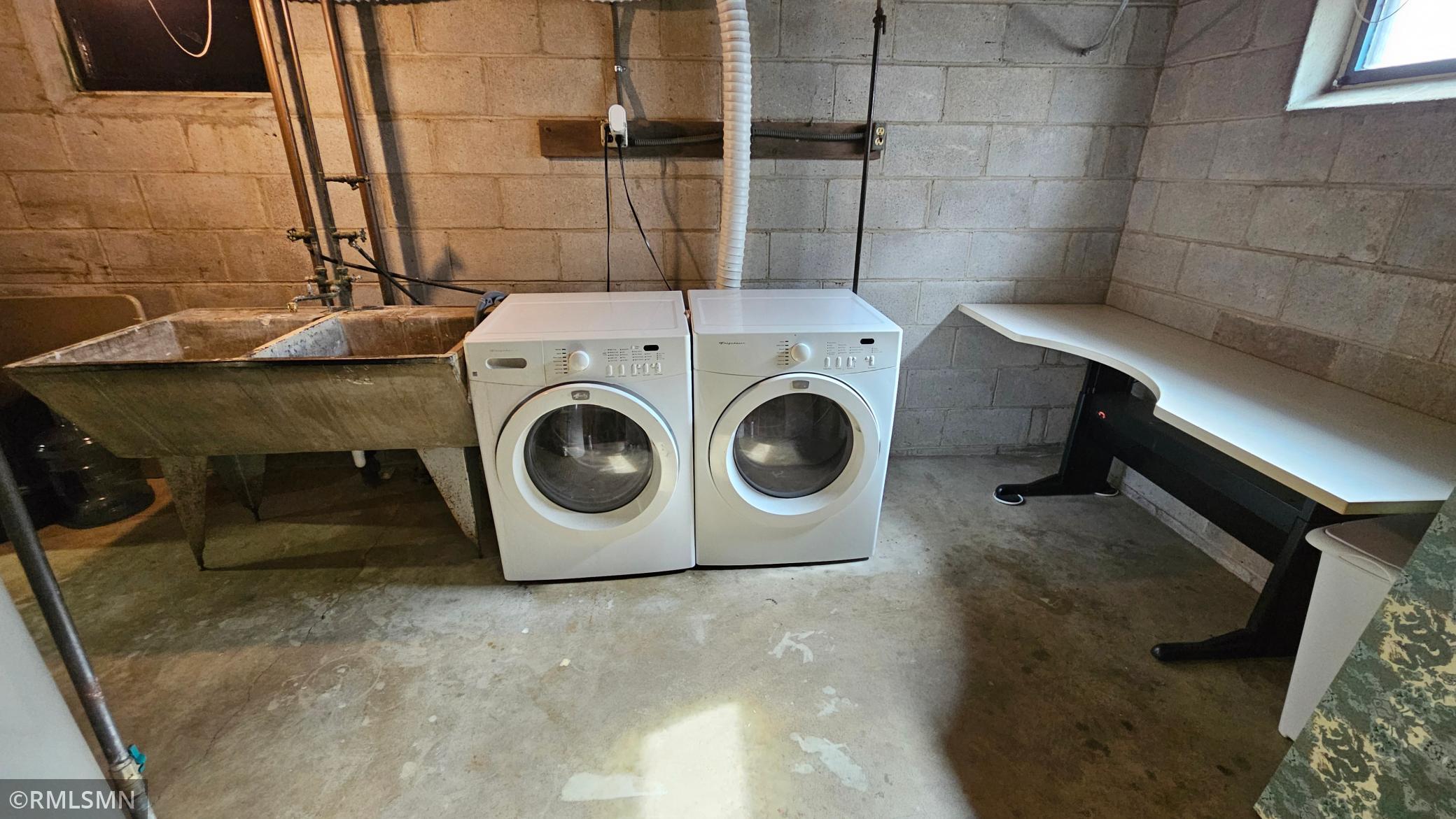 Basement Laundry Area
