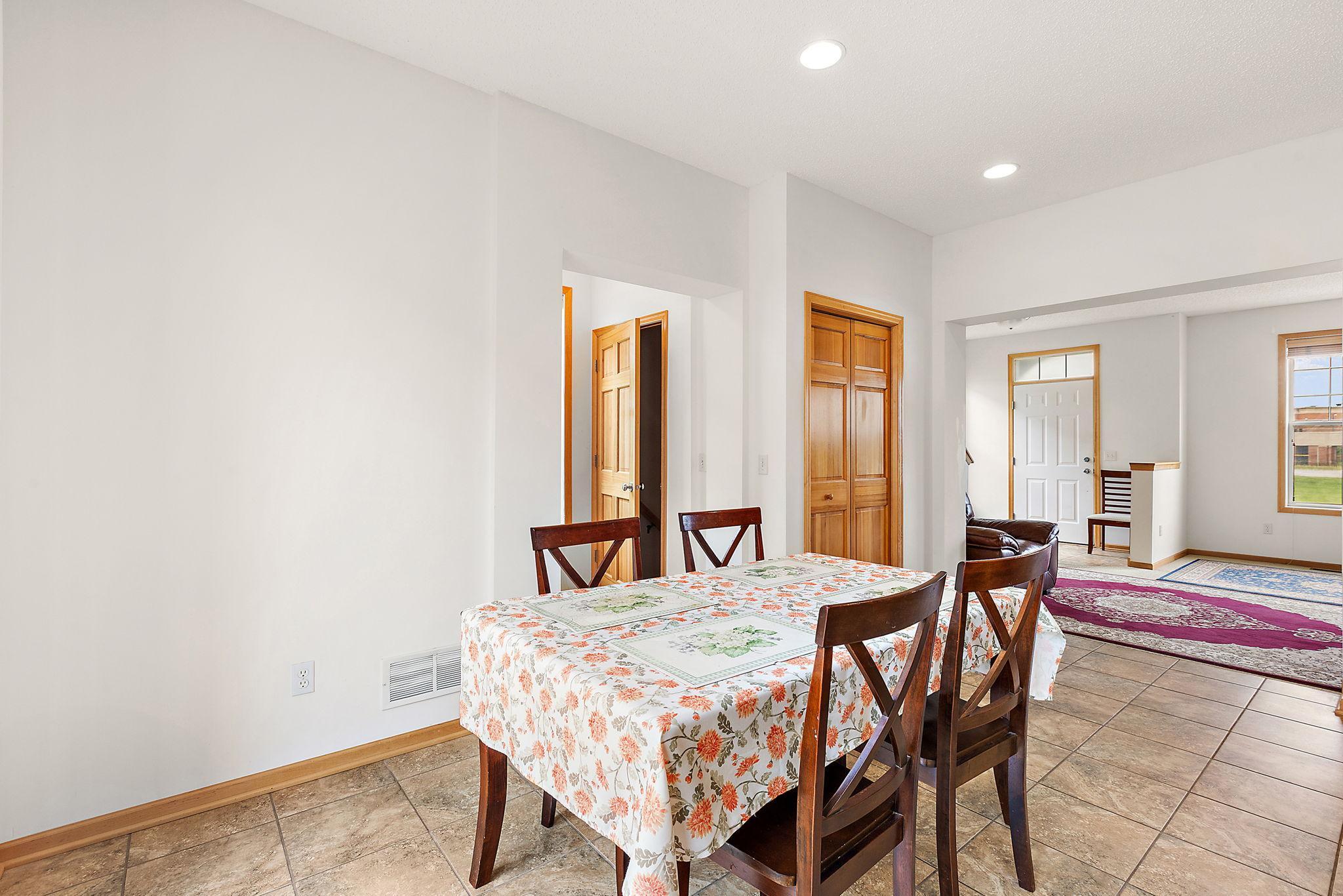 Informal dining area