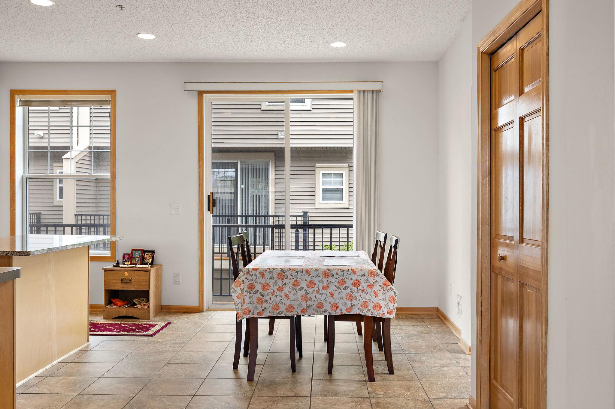 Informal dining area