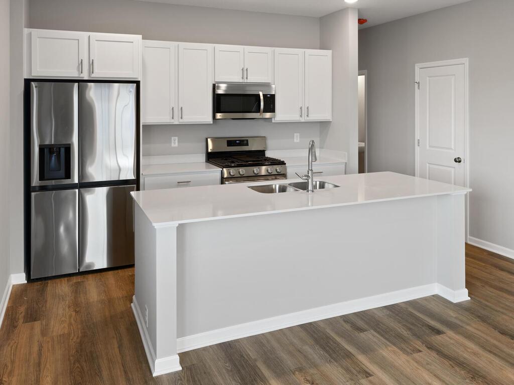 Terrace Kitchen With Large Island