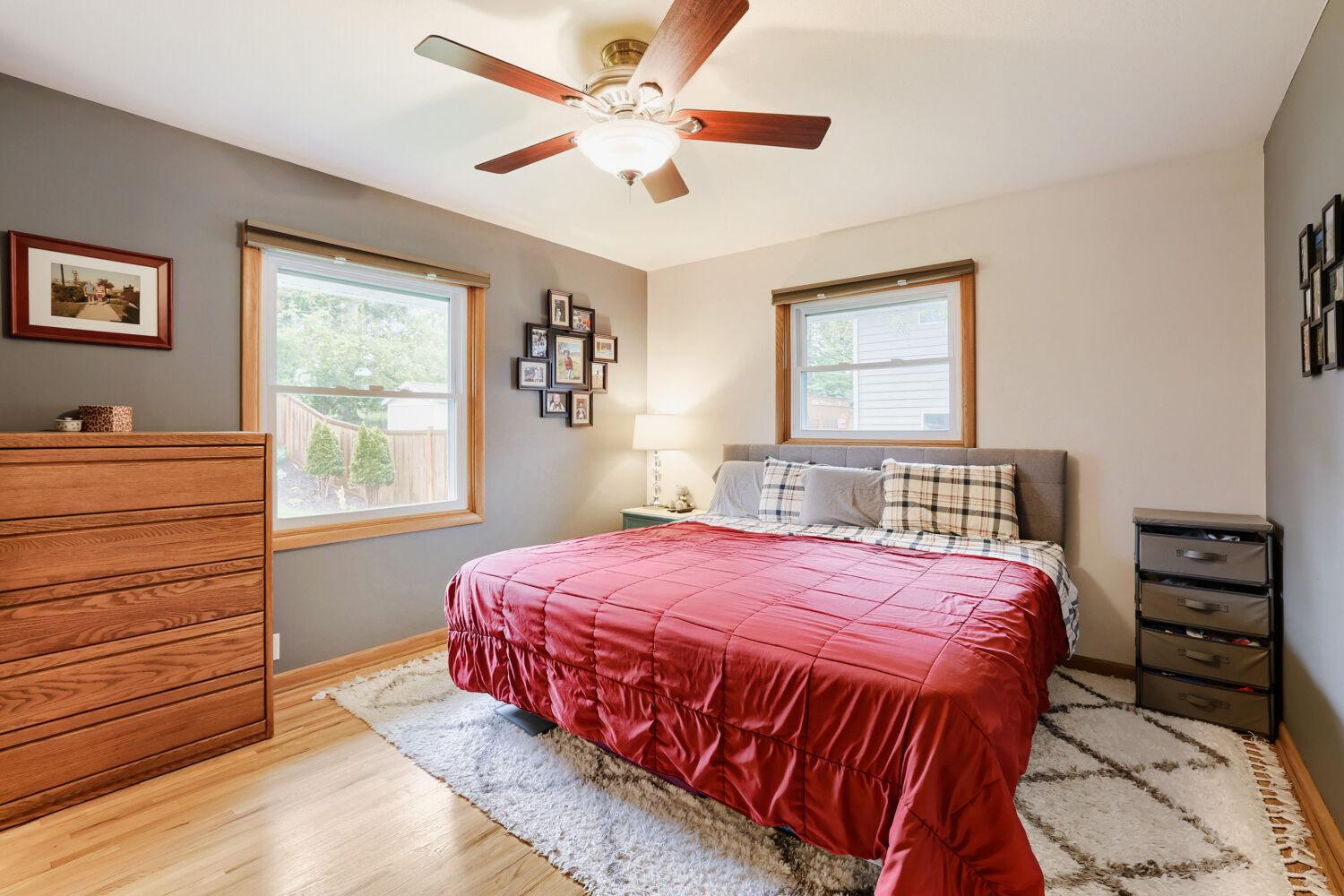 Large primary bedroom