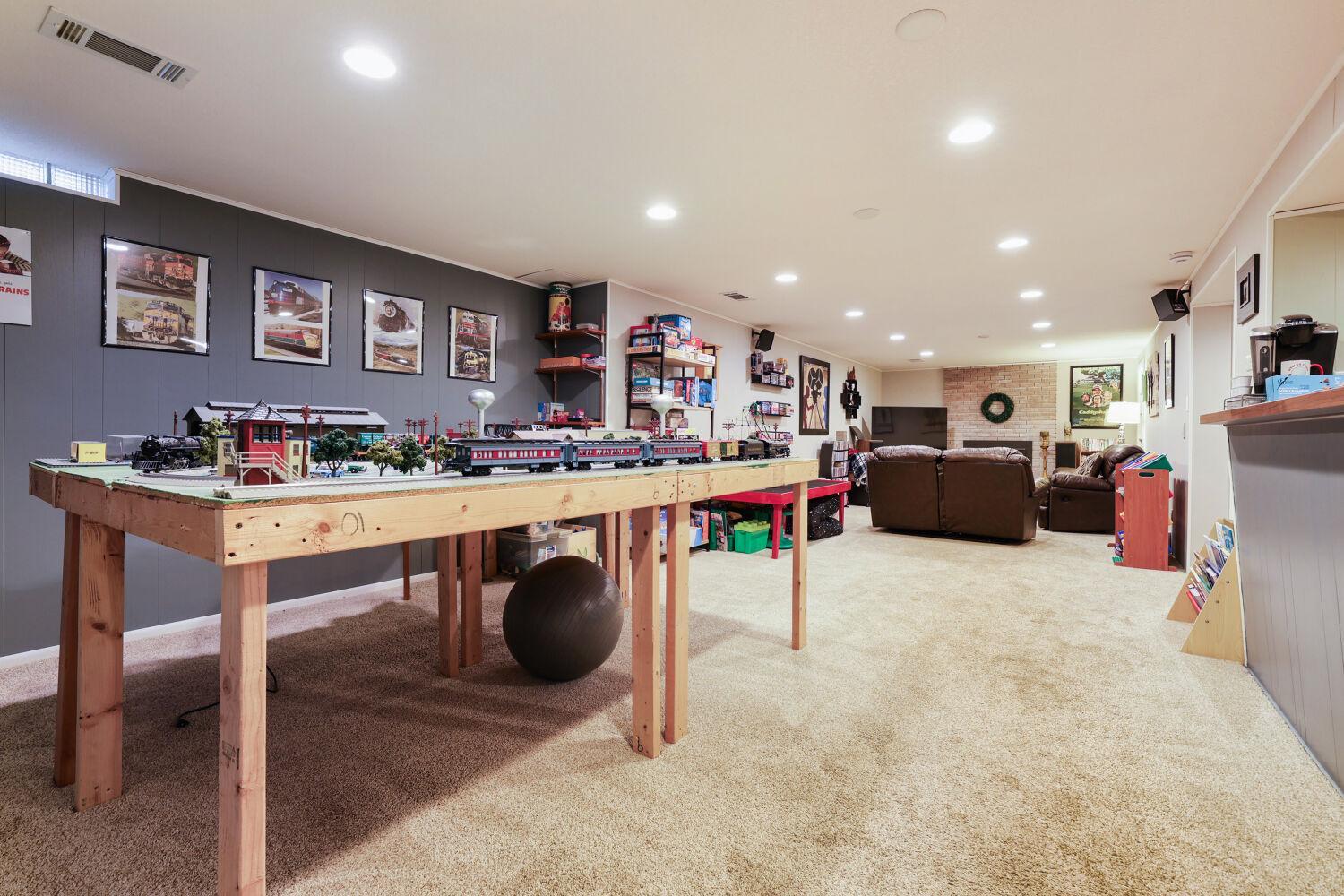 This could be a gaming area, toy area, anything you want it to be